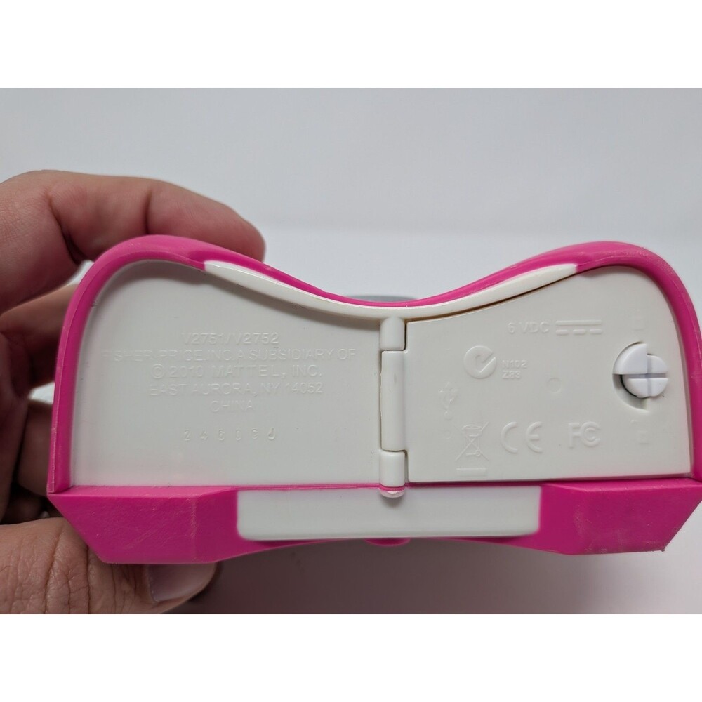 Fisher-Price Kid Tough Digital Camera Pink V2751/V2752 2010 4X Zoom Tested Works - Picture 7 of 9